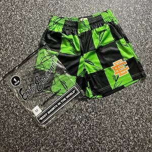 Eric Emanuel EE Shorts x Matty Boy Men's Green Black NEW Size M